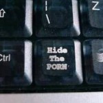 Hide the pr0n keyboard