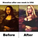 Mona Lisa in the USA