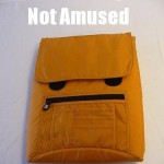 Serious bag is not amused