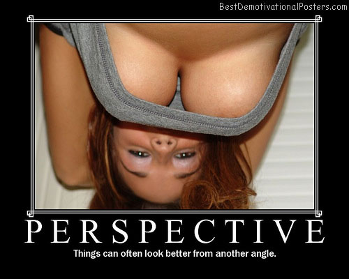 Perspective motivational poster