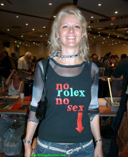 No Rolex, no sex
