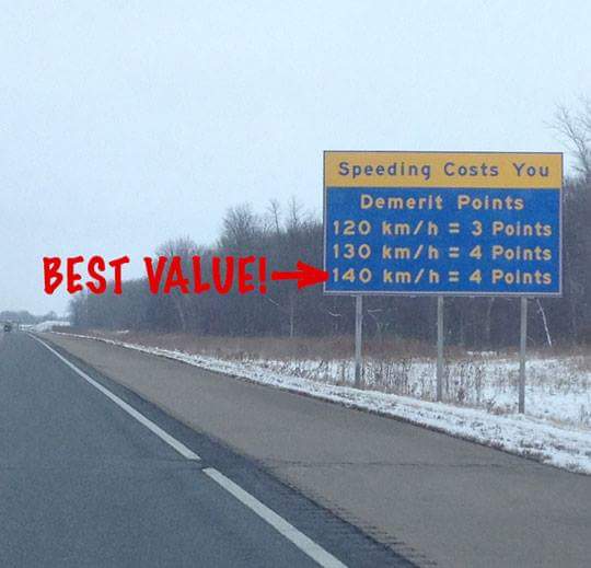 best value speeding
